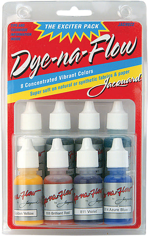 Jacquard Dye-Na-Flow Mini Exciter Pack .5oz 8/Pkg