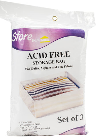 Innovative Home Creations Acid-Free Storage Bag 3/Pkg