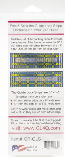 Guidelines4Quilting Guide Lock Strips