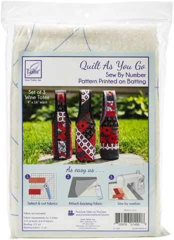 June Tailor Quilt As You Go Wine Tote