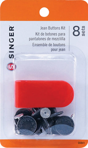 Singer No Sew Jean Buttons Kit With Tool