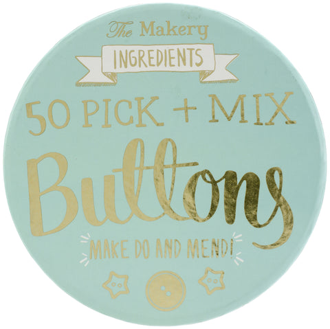 The Makery Pick & Mix Buttons 50/Pkg