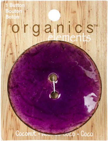 Blumenthal Organic Elements-Coconut Buttons 2-1/2&quot; 1/Pkg