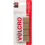 VELCRO(R) Brand Sticky Back Squares .875" 12/Pkg