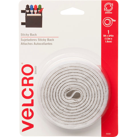 VELCRO(R) Brand Sticky Back Tape .75X5'