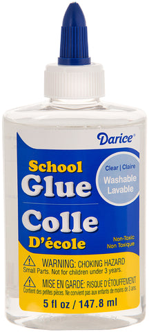 Darice Clear Washable Glue Bottle