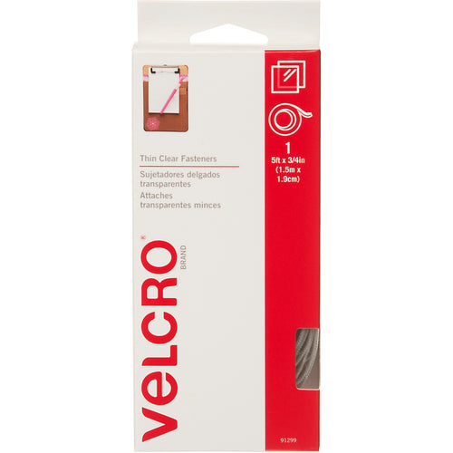 VELCRO(R) Brand Thin Fasteners Tape .75"X5'