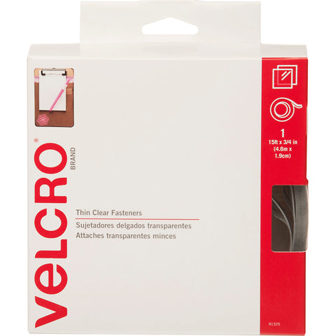 VELCRO(R) Brand Thin Fasteners Tape .75"X15'