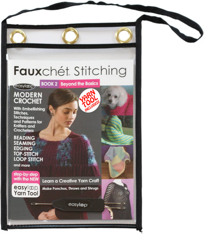 Fauxchet Easyloop Yarn Tool & Fauxchet Stitching Book 2