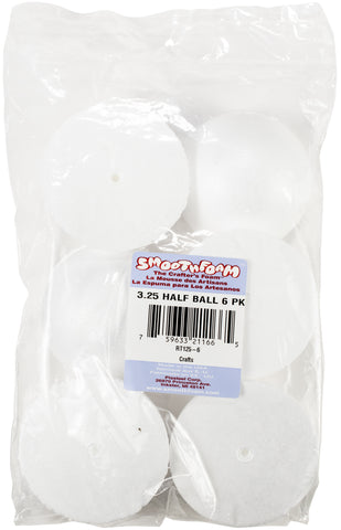 SmoothFoam Half Balls 6/Pkg