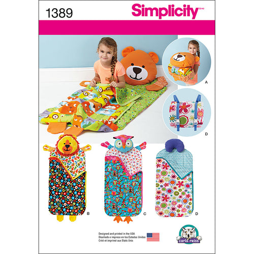 Simplicity Carla Reiss Childs Nap Packs
