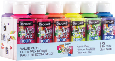 Crafter's Acrylic Value Pack 12/Pkg