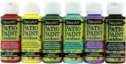 DecoArt Patio Paint Value Pack 6/Pkg