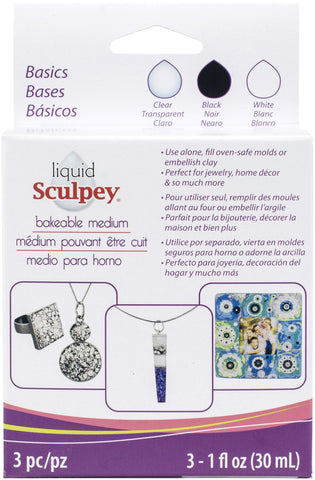 Sculpey Liquid Basics 3/Pkg