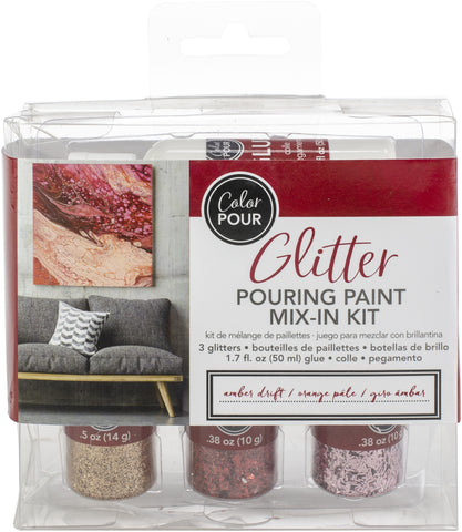 American Crafts Color Pour Glitter Mix-In Kit 4/Pkg
