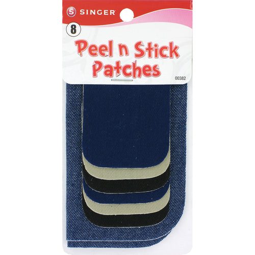 Singer Peel N Stick Patches Assorted Sizes 8/Pkg