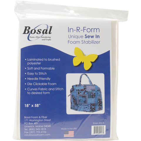 Bosal In-R-Form Unique Sew-In Foam Stabilizer