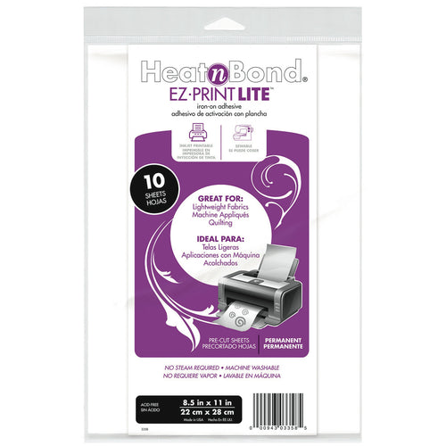 Thermoweb HeatnBond EZ-Print Lite Iron-On Adhesive