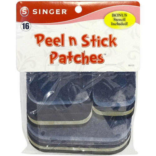Singer Peel N Stick Patches Assorted Sizes 18/Pkg