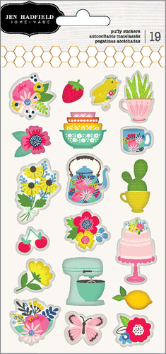 Jen Hadfield My Bright Life Puffy Stickers