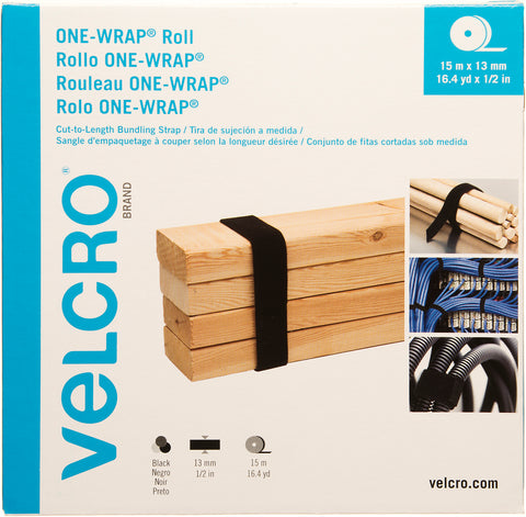 VELCRO(R) Brand ONE-WRAP(R) Roll 13mmX15m