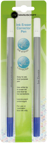 Manuscript Ink Eraser Corrector - Twin Pack