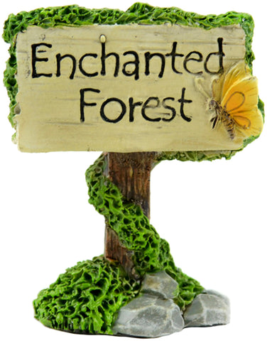 Fairy Garden Enchanted Forest Sign