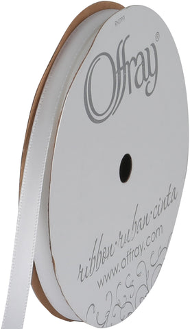 Offray Double Face Satin Ribbon 1/4"X20yd