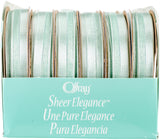 Offray Sheer Elegance Boxed Ribbon Assortment 24/Pkg