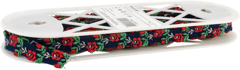 Simplicity Embroidered Floral Tape 3/4"X10yd