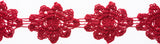 Simplicity Crocheted Floral Trim 1-1/8"X10yd
