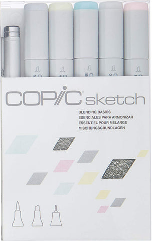 Copic Sketch Markers W/Multiliner Pen 5/Pkg