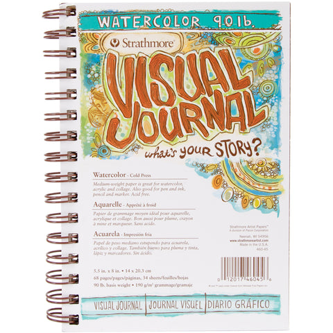 Strathmore Visual Journal Watercolor 5.5"X8"