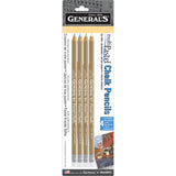 General Pencil MultiPastel (R) Chalk Pencils 4/Pkg