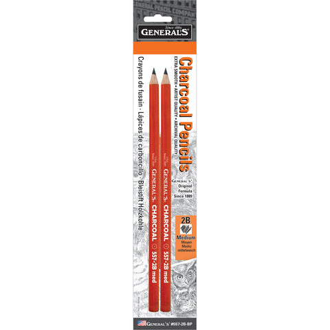 Charcoal Pencils 2/Pkg