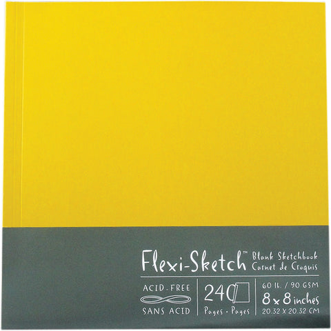Flexi-Sketch Blank Sketch Book 8"X8"