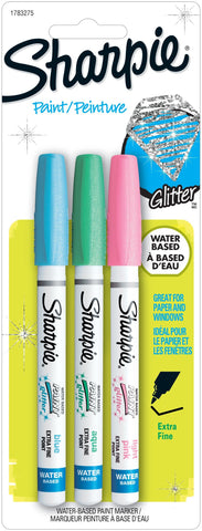Sharpie Extra Fine Glitter Paint Pens 3/Pkg
