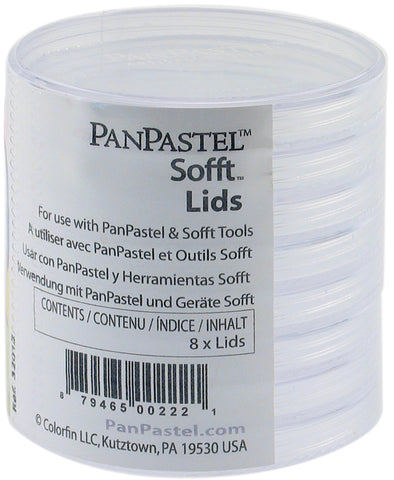 PanPastel Sofft Lids 2.5" 8/Pkg
