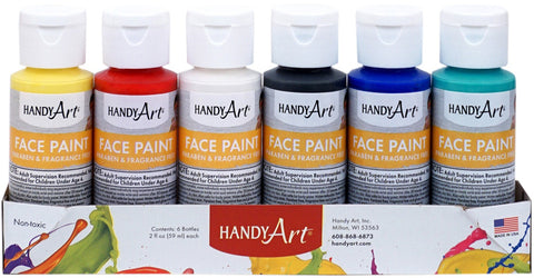 Handy Art Face Paints 2oz 6/Pkg