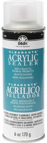 FolkArt Clearcote Acrylic Sealer Aerosol Spray 6oz