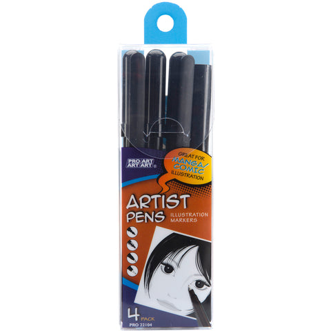 Pro Art Artist Pens 4/Pkg