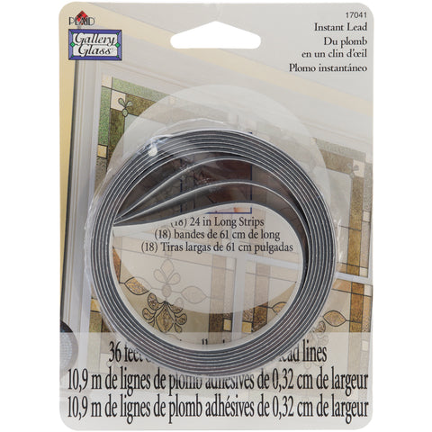 Gallery Glass Instant Lead Lines 24" 8/Pkg
