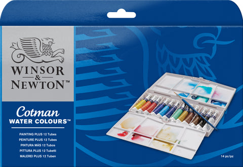 Winsor & Newton Cotman Water Color Painting Plus Tube Set