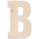 Baltic Birch University Font Letters &amp; Numbers 5.25&quot;