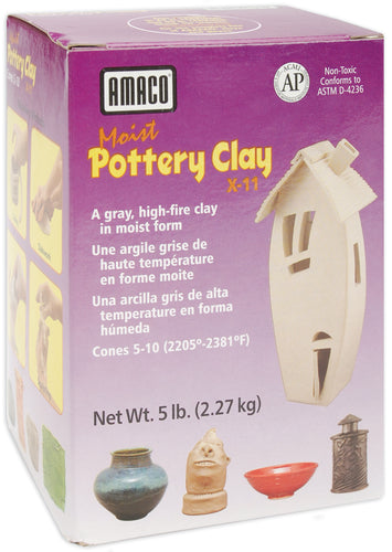 Moist Pottery Clay 5lb