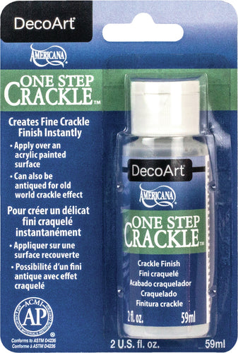 One Step Crackle Finish Carded