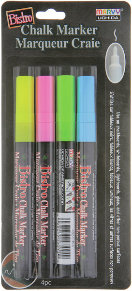 Uchida Bistro Chalk Marker Fine - Fluorescent Orange