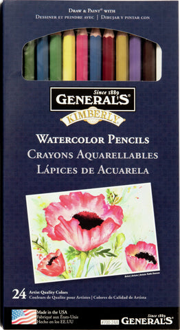 Kimberly Watercolor Pencils 24/Pkg