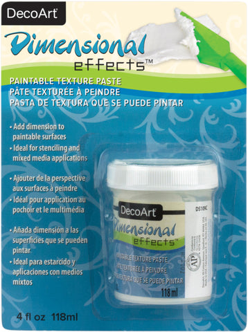 Dimensional Effects Texture Paste 4oz Carded