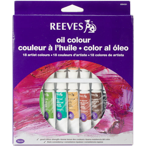 Reeves Oil Colour 10ml 18/Pkg